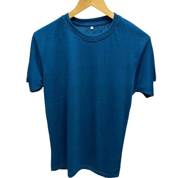 Petroleum Blue Plain T-Shirt