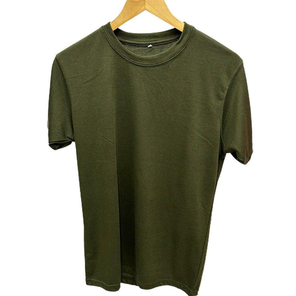 Army Green Plain T-Shirt - Maniyas