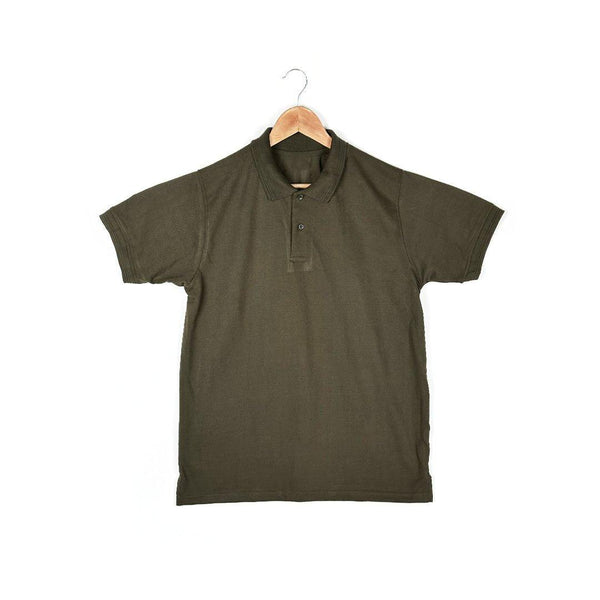 Army Green Polo T-shirt - Maniyas