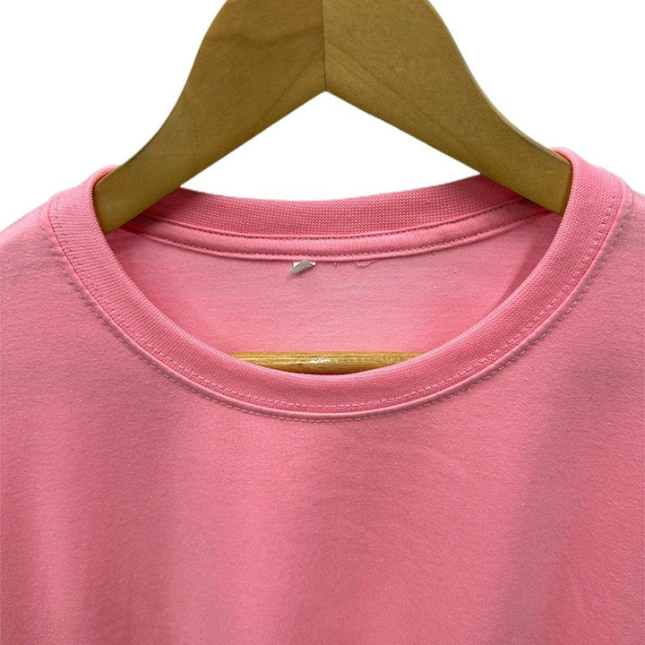 Baby Pink Plain T-Shirt - Maniyas