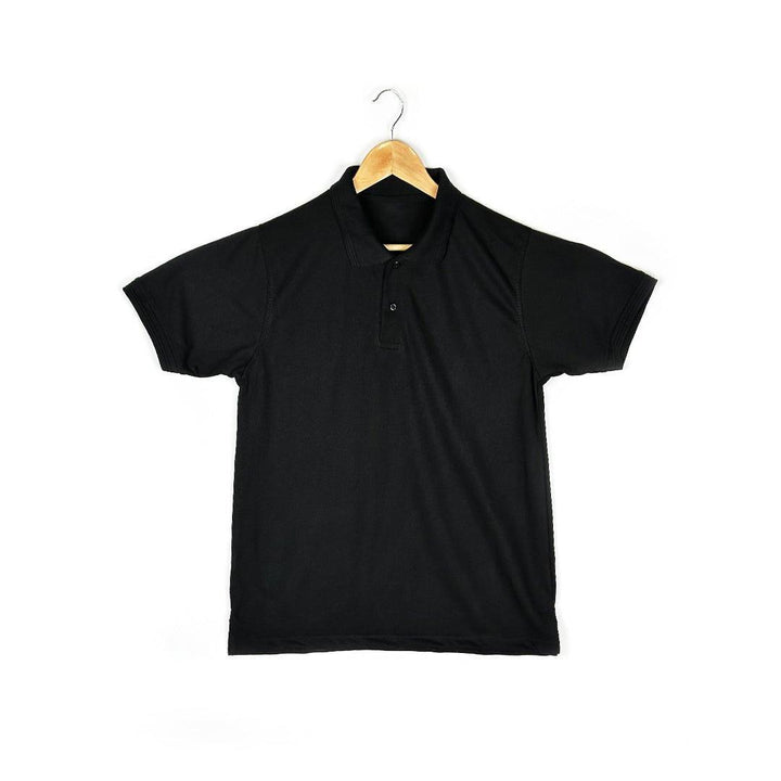 Black Polo T-shirt - Maniyas