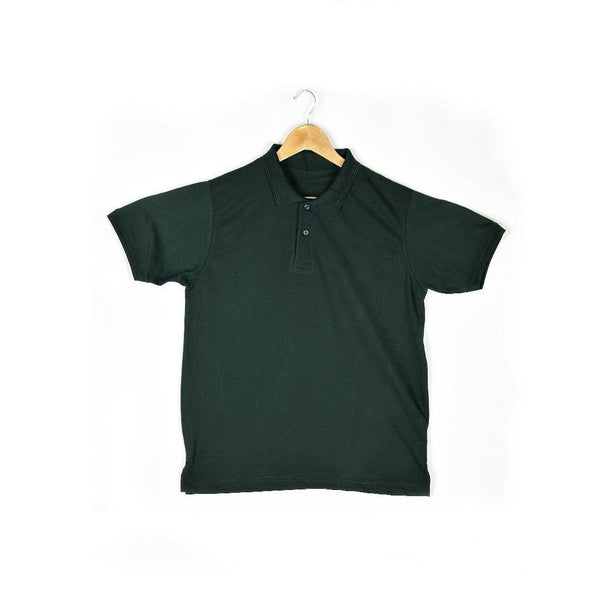 Bottle Green Polo T-shirt - Maniyas