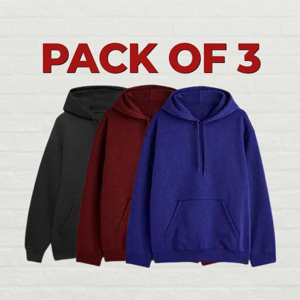 Pack of 3 Hoodies (Only Rs.3333)