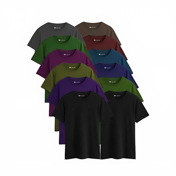 Pack of 12 Plain T-Shirts